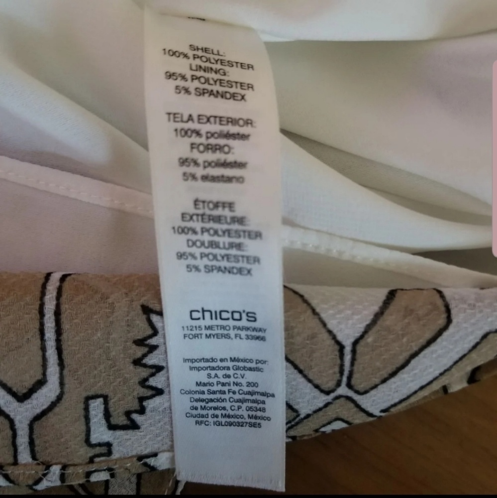 🚫SOLD🚫Chico's Boho Cold Shoulder Tunic slinky NWT Size 0 - Picture 7 of 8
